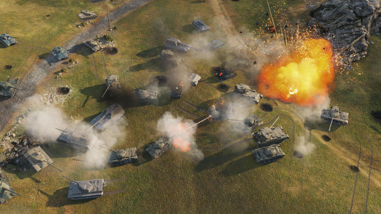World of Tanks - Walki 30 na 30 czołgów