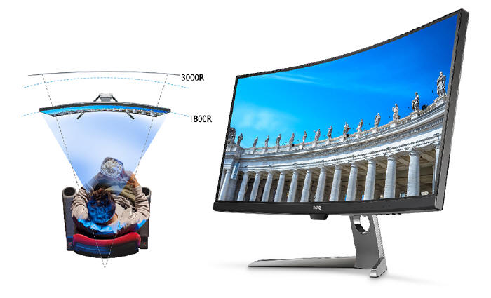 BenQ EX3501R – 100 Hz zakrzywiony monitor z HDR, USB-C i FreeSync