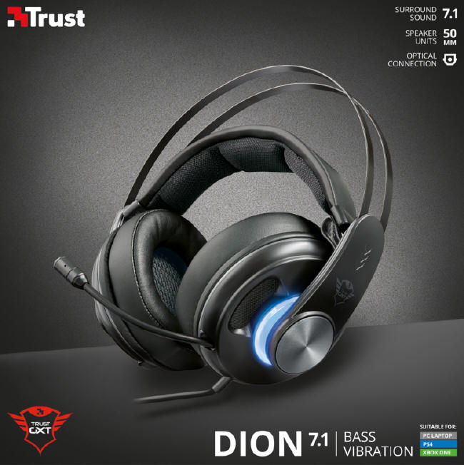 Trust Gaming Creon i Dion – nowe, wibrujące słuchawki