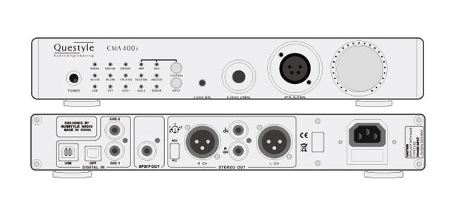 Questyle CMA400i - wzmacniacz suchawkowy z DAC