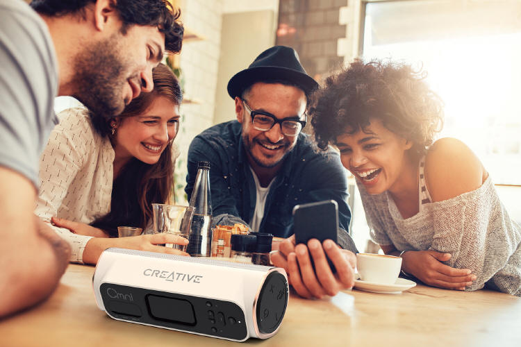 CREATIVE OMNI – Przenony gonik Multi-room Wi-Fi orazBluetooth