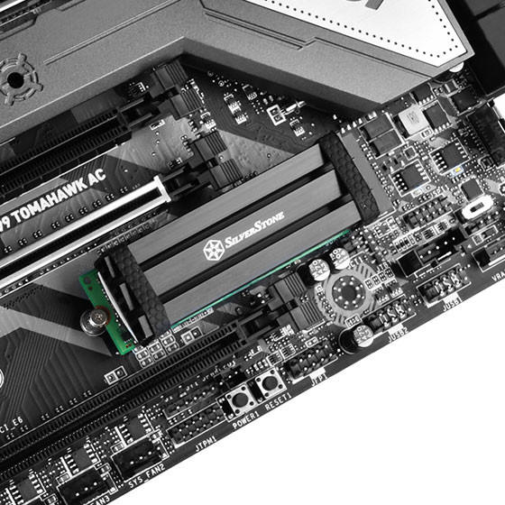 SilverStone TP02-M2 - radiator dla dyskw M.2 SSD