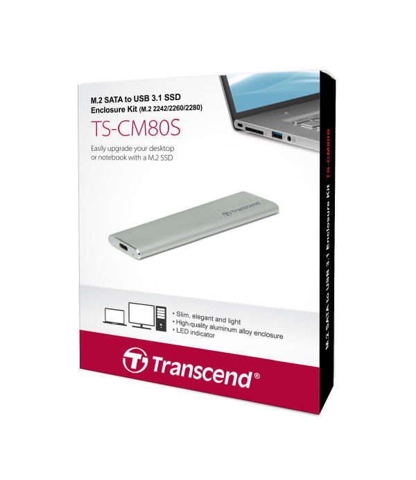 Transcend - obudowy dla dysków M.2 – CM42 oraz CM80
