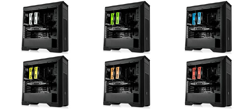SilentiumPC - kolorowe topy do zestaww chodzenia CPU