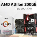 Obrazek Pyty Gwne BIOSTAR AM4 wspieraj AMD AthlonT 200GE
