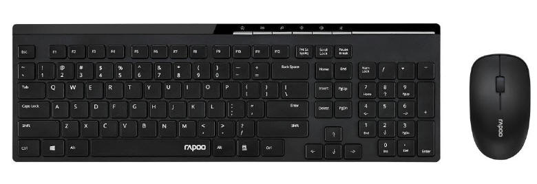 Rapoo X8100 – Bezprzewodowa klawiatura multimedialna i oburczna mysz optyczna