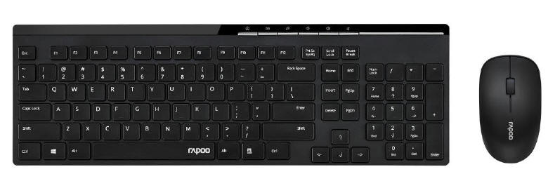 Rapoo X8100 – Bezprzewodowa klawiatura multimedialna i oburęczna mysz optyczna
