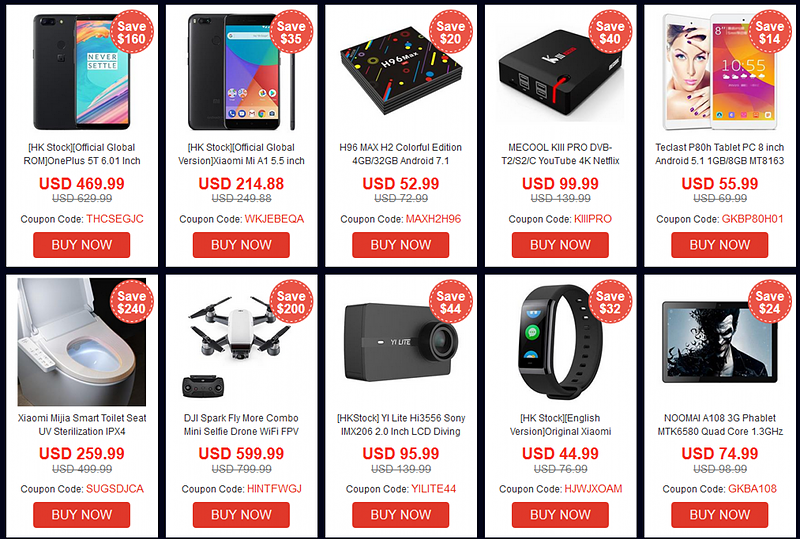 Promocje produktów z CES 2018