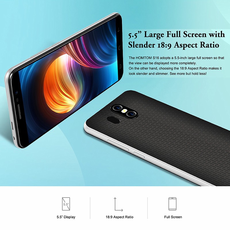 Budżetowy HOMTOM S16 z ekranem 18:9