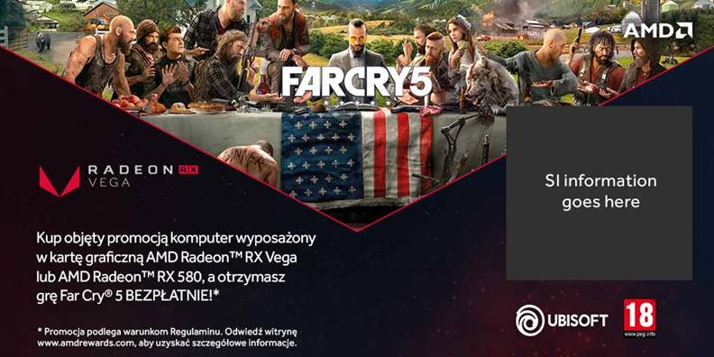 Far Cry 5 bezpłatnie przy zakupie wybranych komputerów z Radeonami