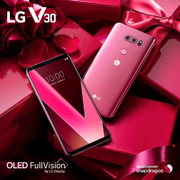 LG V30 Raspberry Rose - smartfon dla kobiet