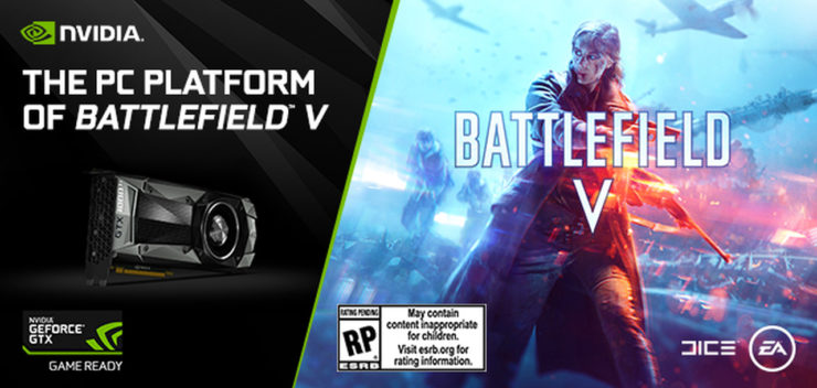 GeForce GTX oficjalną platformą sprzętową PC dla gry Battlefield V