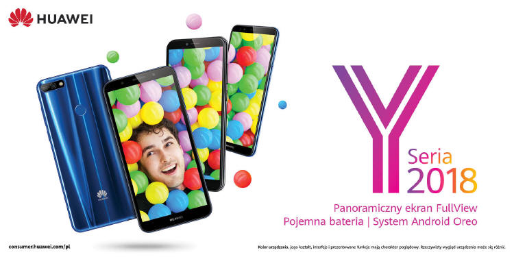 Huawei prezentuje nową serię Y 2018