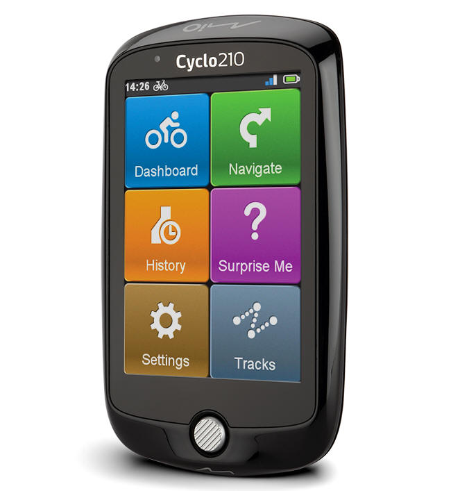 Mio Cyclo 210 - odświeżona nawigacja dla kolarzy