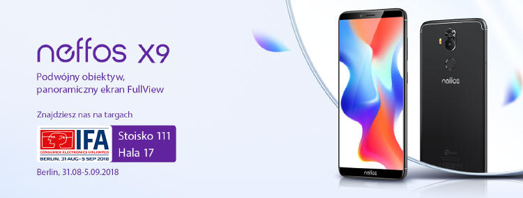 Nowości TP-Link Neffos na IFA 2018