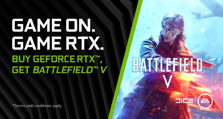 Battlefield V za darmo z kartami GeForce RTX i inne promocje