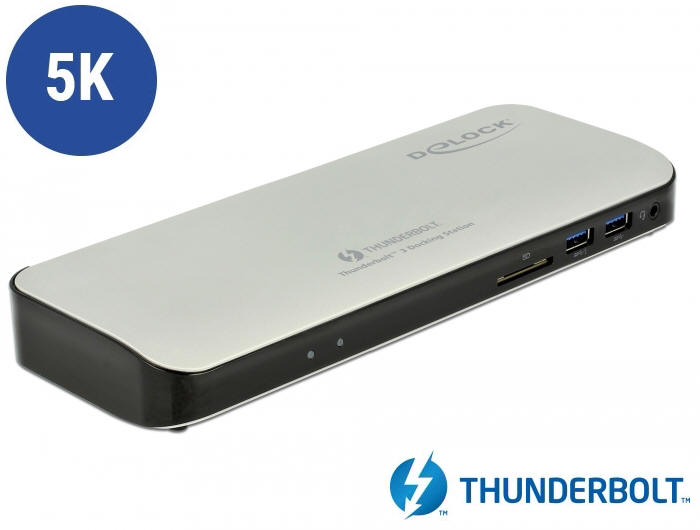 Delock 87725 - stacja dokująca Thunderbolt 3