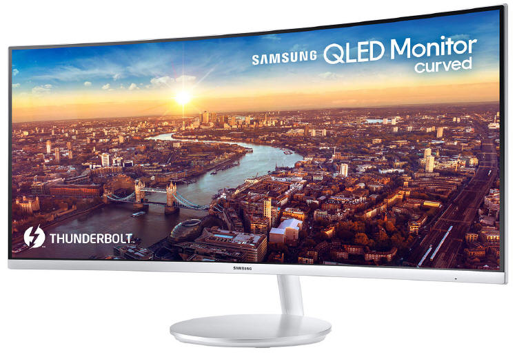 Samsung CJ791 - monitor z czem Thunderbolt 3