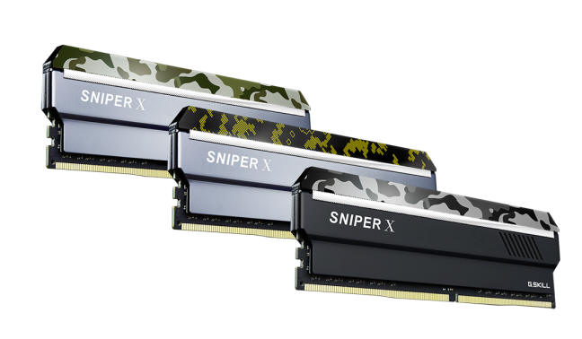 G.SKILL - Nowa seria modułów Sniper X DDR4