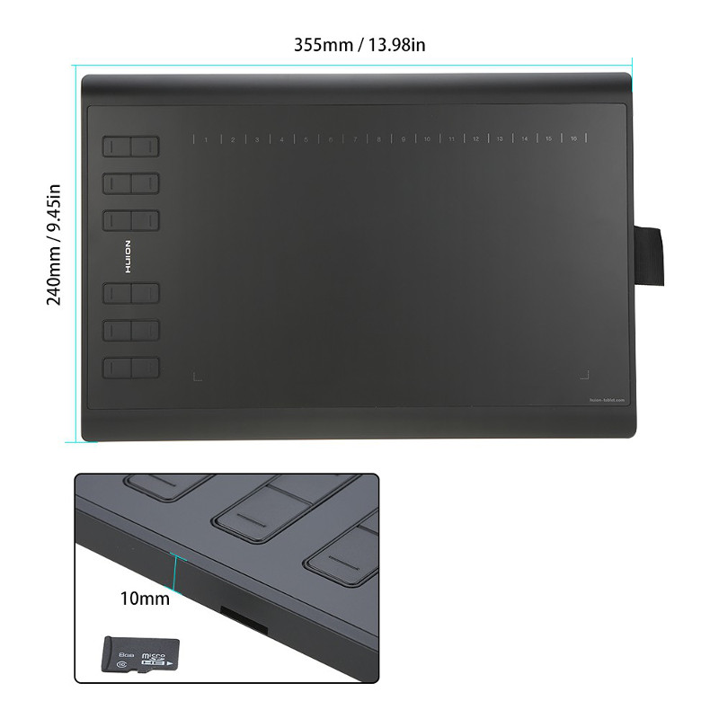 Huion 1060PLUS - tablet dla rysowników