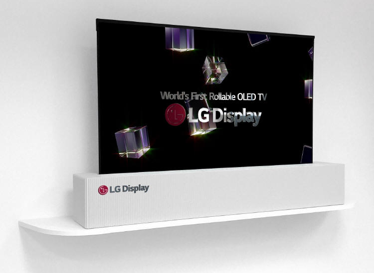 LG - Telewizor przyszłości zwijany w rulon