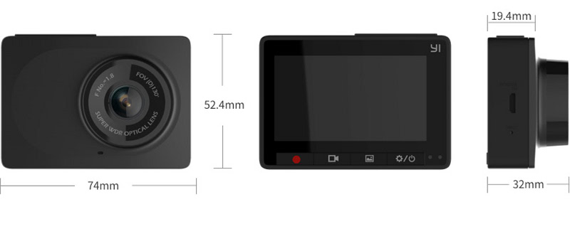 Rejestrator jazdy Xiaoyi Vehicle Data Recorder Camera