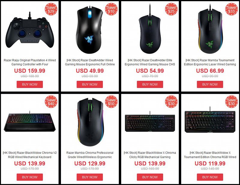 Promocja na sprzt marki Razer