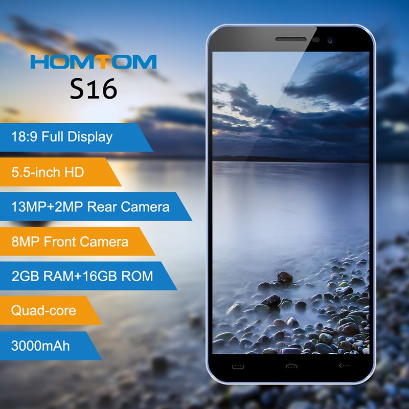 Budetowy HOMTOM S16 z ekranem 18:9