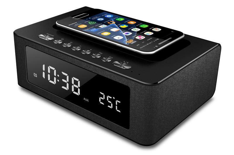 Platinet PMGQ10B – głośnik Bluetooth, radiobudzik i ładowarka