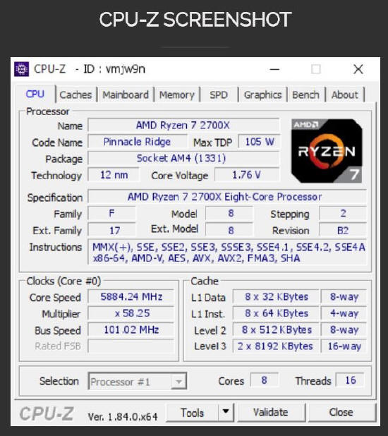 AMD Ryzen 7 2700X i 2600X podkrcone do 5.88 GHz