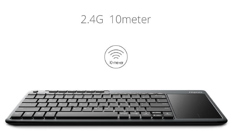 Rapoo K2600 – bezprzewodowa klawiatura z touchpadem