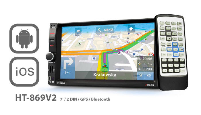 Vordon HT-869V2 - samochodowa stacja Multi z GPS