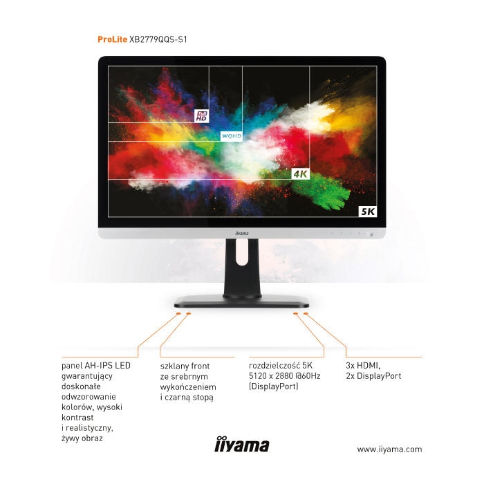 iiyama ProLite XB2779QQS - 5K w AH-IPS