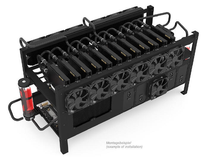 Alphacool Mining Rig 12 dla ’kopaczy’