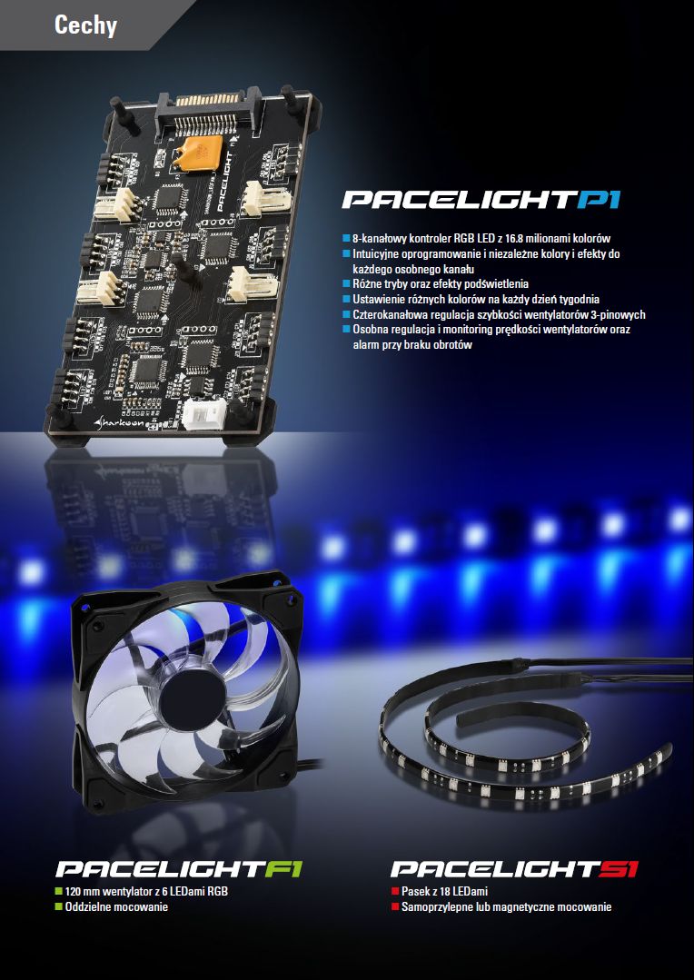 Sharkoon PaceLight – prawdziwy raj dla fanów moddingu!