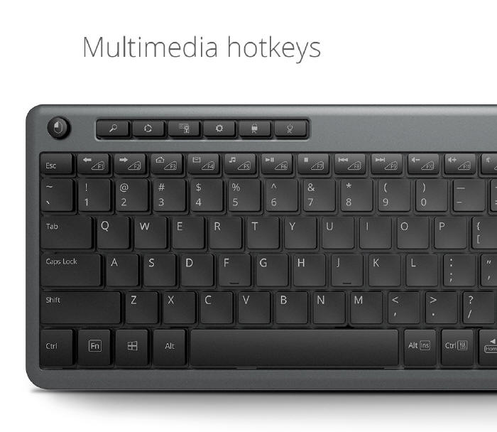 Rapoo K2600 – bezprzewodowa klawiatura z touchpadem