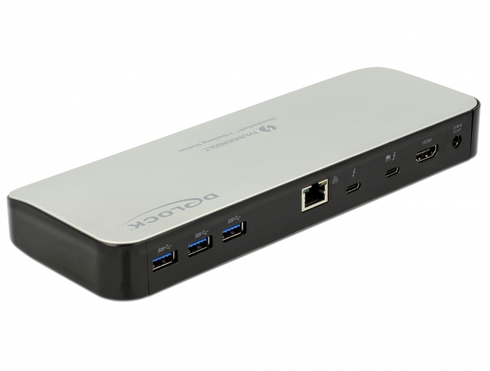 Delock 87725 - stacja dokująca Thunderbolt 3