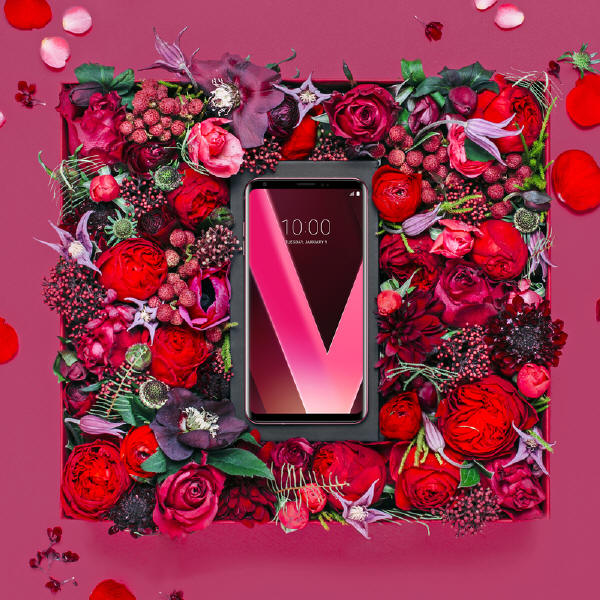 LG V30 Raspberry Rose - smartfon dla kobiet