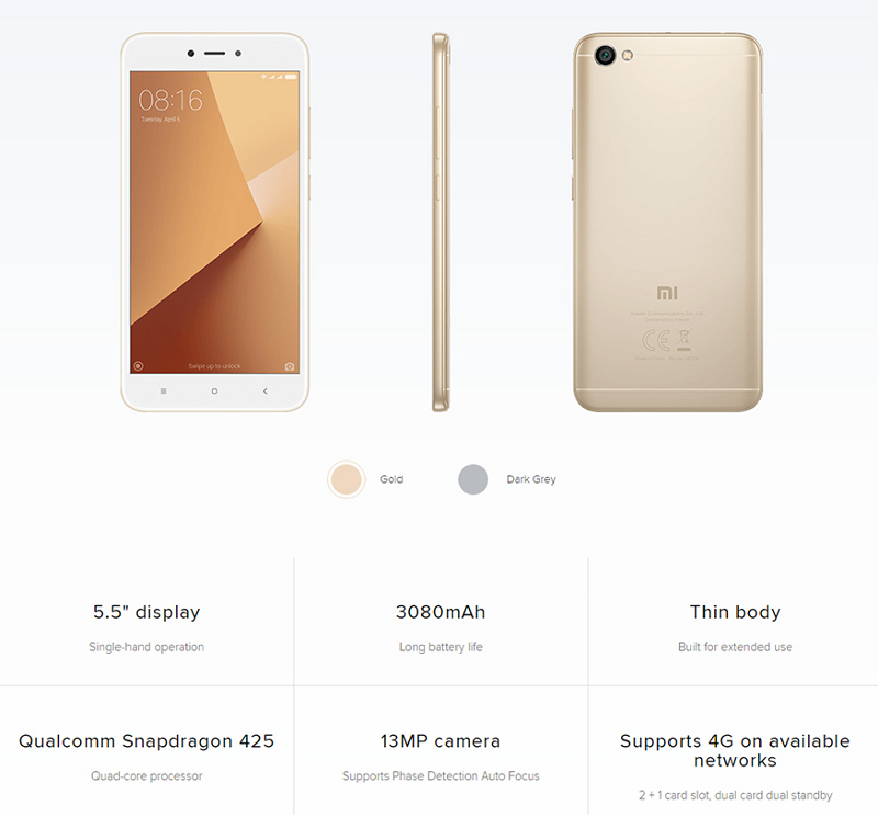 Xiaomi Redmi Note 5A w promocyjnej cenie