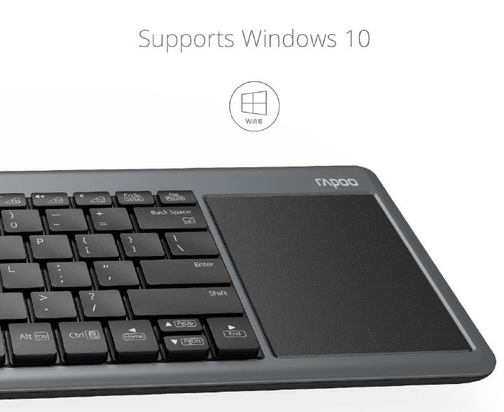 Rapoo K2600 – bezprzewodowa klawiatura z touchpadem