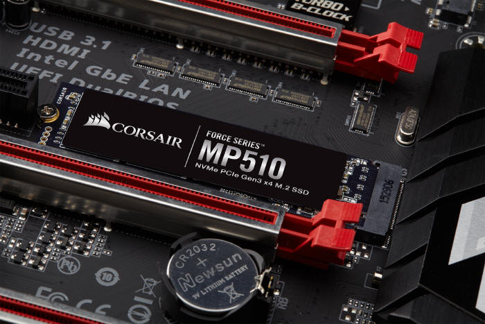 CORSAIR Force MP510 - nowy dysk SSD M.2 PCIe NVMe