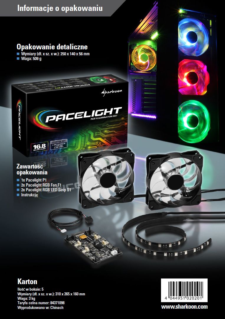 Sharkoon PaceLight – prawdziwy raj dla fanów moddingu!