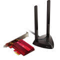 Obrazek TP-Link prezentuje kart sieciow WiFi 6 Archer TX3000E