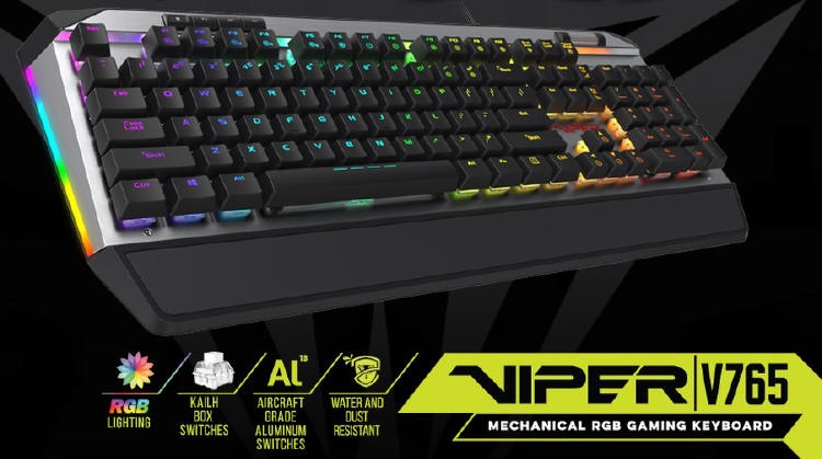 Patriot Viper V765 – nowa mechaniczna klawiatura dla graczy