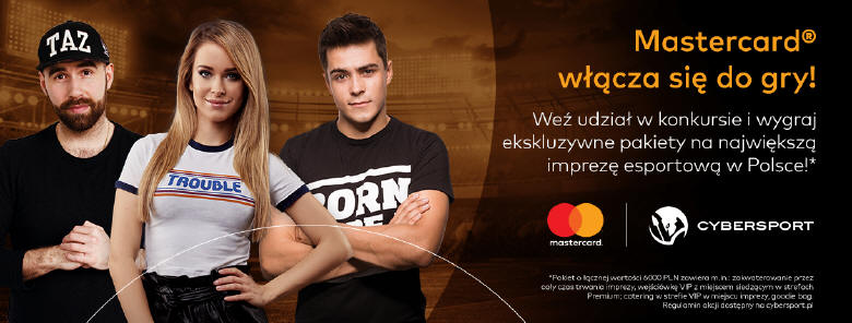 Mastercard sponsoruje esport - konkurs z Cybersport.pl 