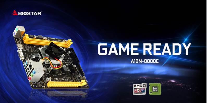 BIOSTAR Gaming-Ready A10N-8800E SoC