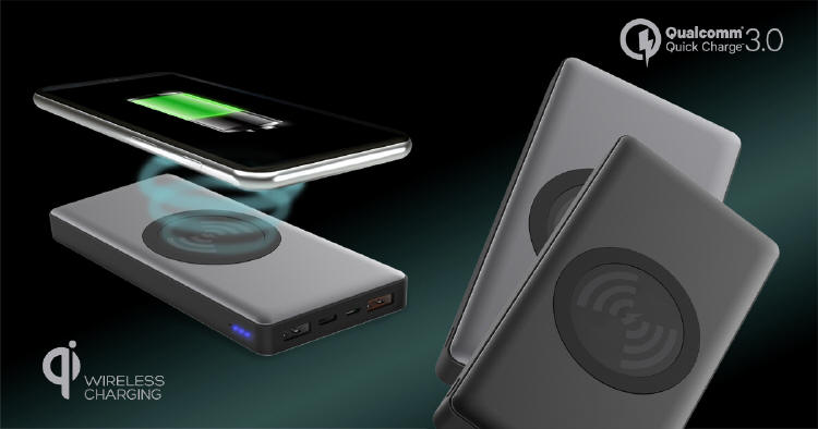 Platinet PRO – Powerbank z bezprzewodowym ładowaniem