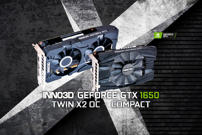 Inno3D GTX 1650 TWIN X2 OC oraz COMPACT