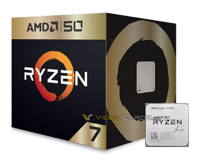 AMD Ryzen 7 2700X 50th Edition sygnowany przez Lis Su