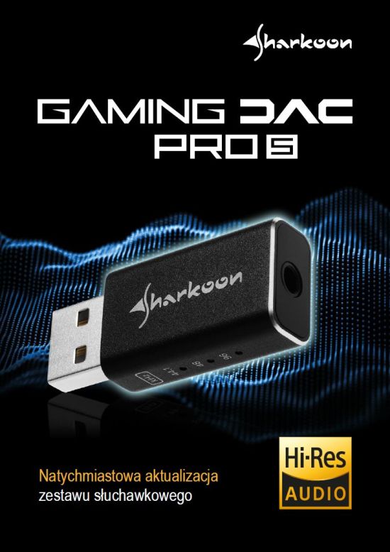 Sharkoon Gaming DAC Pro S – zewntrzna karta muzyczna